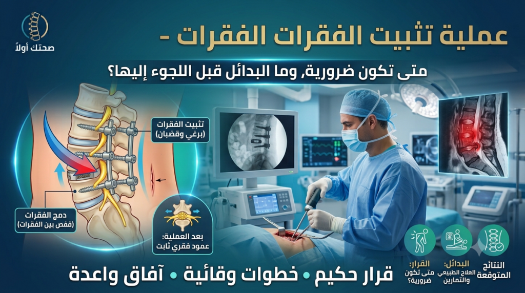 تثبيت الفقرات القطنية