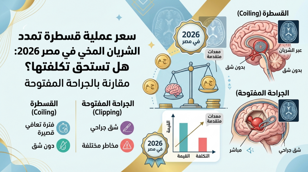 تمدد الشريان المخي بالقسطرة